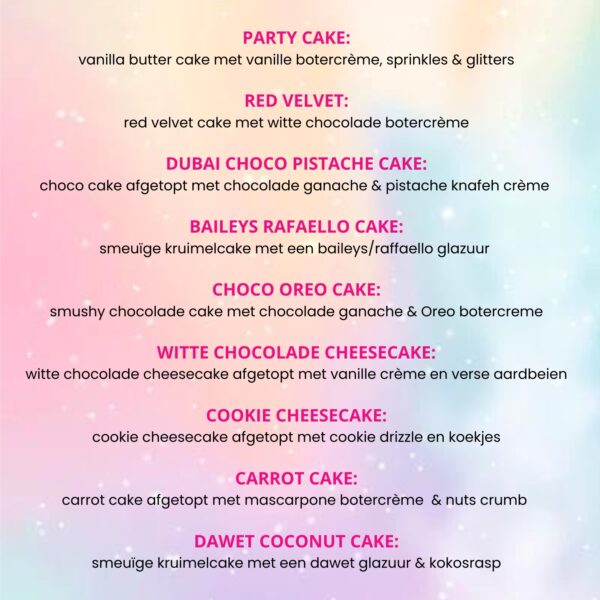 Mini cake ACTIE 4 juni - Afbeelding 2