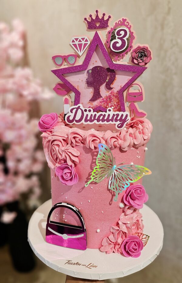 Barbie taart