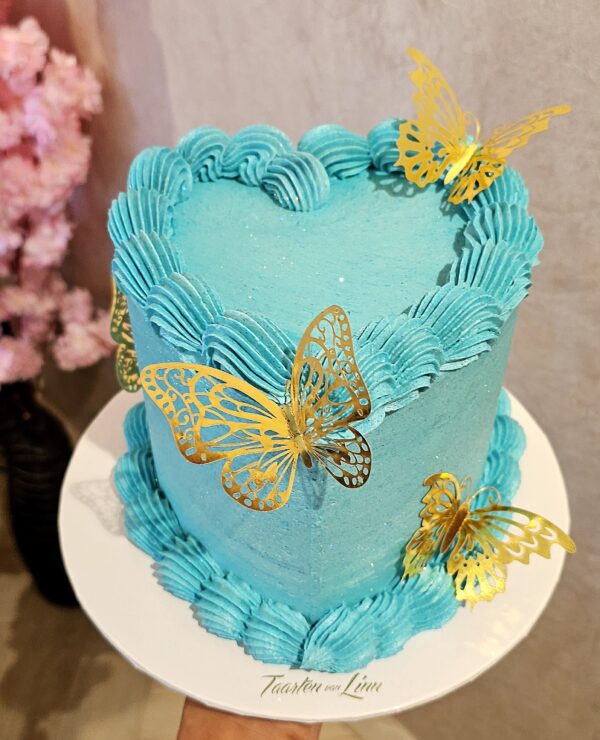 Butterfly Hartjes taart - Afbeelding 3