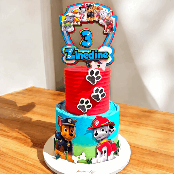 Paw Patrol stapeltaart